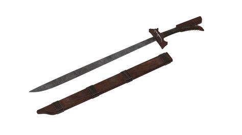 3D model Kampilan Sword VR / AR / low-poly | CGTrader