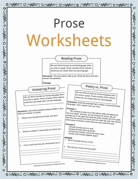 Prose Reading & Answering Examples, Definition & Worksheets For Kids