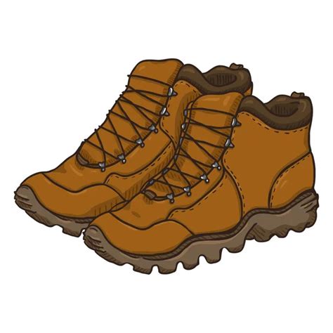 ᐈ Draw cartoon shoes stock pictures, Royalty Free hiking boots cartoon images | download on ...