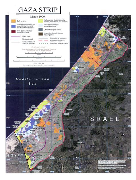 Gaza Strip On World Map