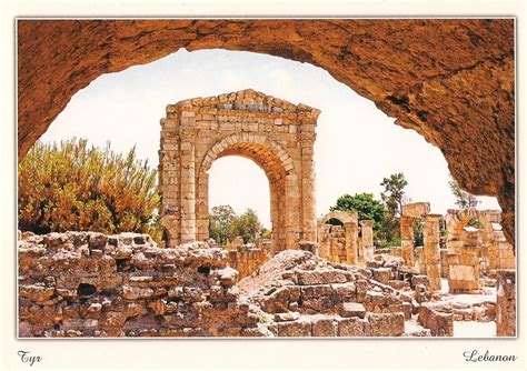 MY UNESCO WHS POSTCARDS COLLECTION: LEBANON - Tyre