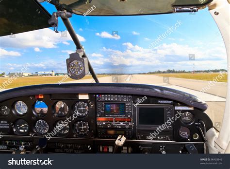 Cockpit View Small Aircraft Taking Off Stock Photo 96493346 | Shutterstock