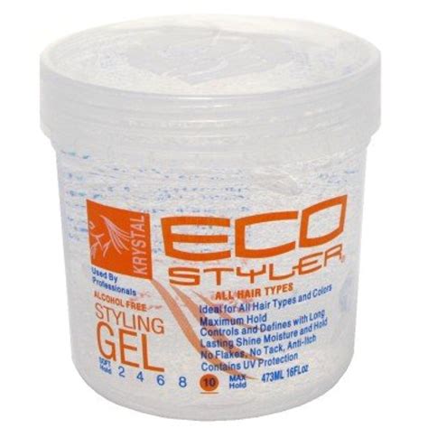 Eco Styler Gel Krystal Clear 16 oz. (3-Pack) with Free Nail File *** To view further for this ...