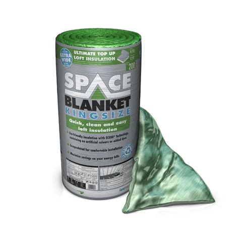 Encapsulated Loft Insulation 200mm thick , 2 rolls KNAUF space blanket ...