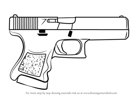 Glock 17 Coloring Pages