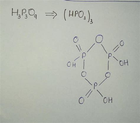 Structure of ((HPO)3)3 - Chemistry - The p-Block Elements - 10907405 ...