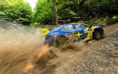 2023 Subaru WRX American Rally Association Car Slides into Frame