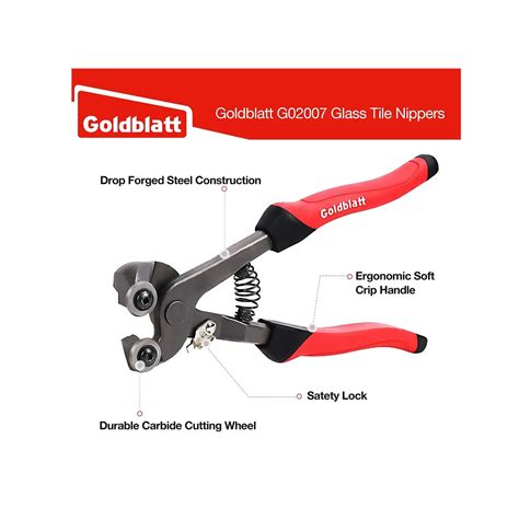 Goldblatt 2 Piece Glass Tile Nippers Set Heavy Duty Wheeled - Etsy