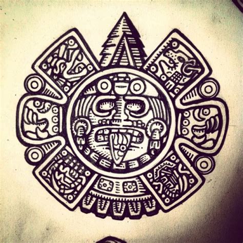 Samuel Humphreys Illustration - #Tonatiuh is the #Aztec #sun #god . The ...