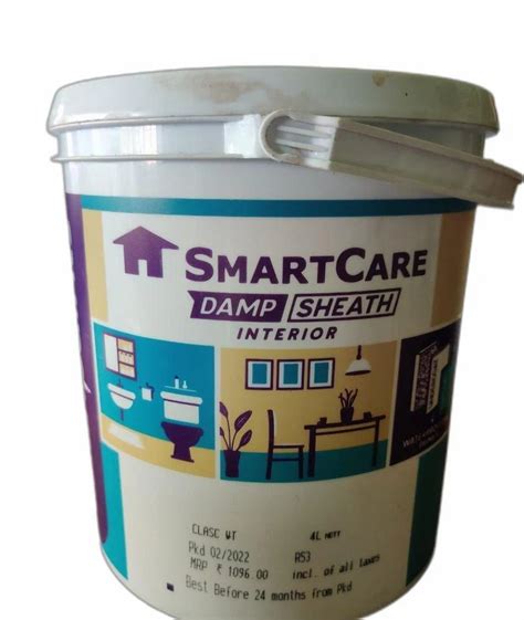 Asian Paints Smart Care Damp Proof Paint, 4 L at Rs 1096/bucket in Kolkata | ID: 2849500931033