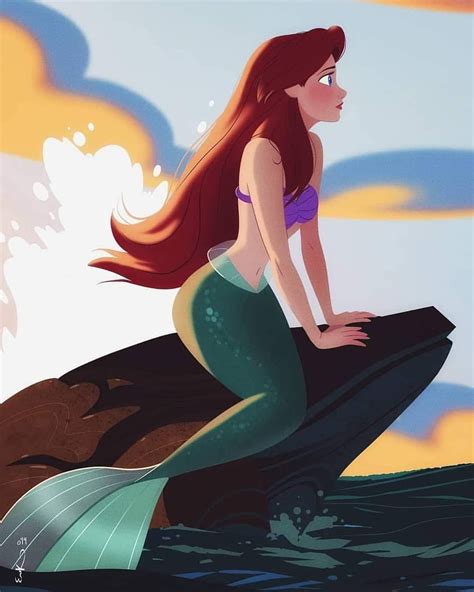 Little Mermaid On The Rock - Dodiaries