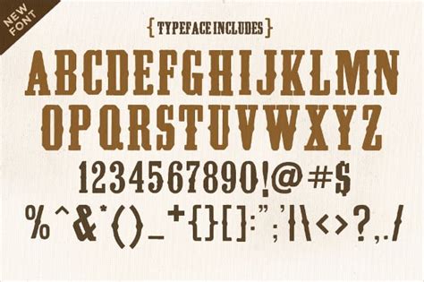 Cowboy Western Font Free Download - antik-kuriosa