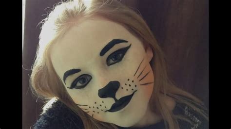 Cute Cat Face Makeup