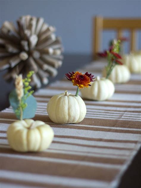 Nice Stems: DIY Mini Pumpkin Centerpieces