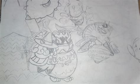 Kirby Triple Deluxe Bosses Sketch by ThePencilPlan on DeviantArt