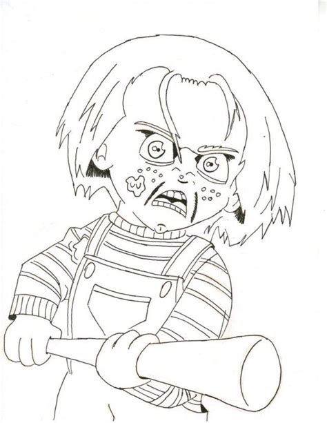 Chucky Coloring Pages