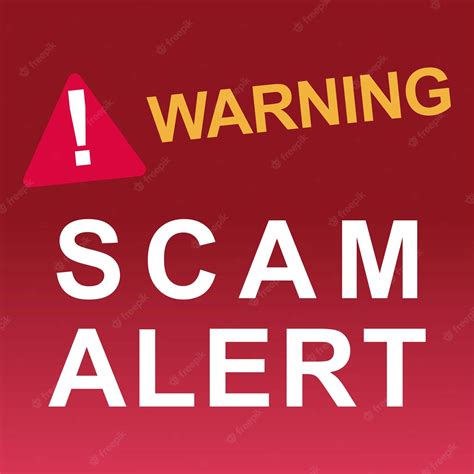 Premium Vector | Attention warning scam alert sign symbol with ...