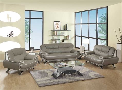 504 Modern Italian Leather Sofa Set Black - Leather Sofa sets - Living Room Star Modern Furniture