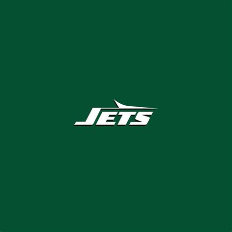 Download New York Jets Logo Plain Wallpaper | Wallpapers.com