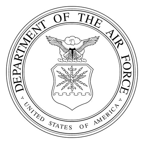 United States Air Force Logo Black And White