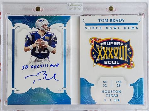 Tom Brady Signed Card w/ Real Diamonds Pulled In Insane Box Break, Best TB12 Card Ever?!