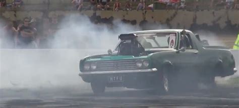 Holden HT Ute Hand Control Burnout | GM Authority