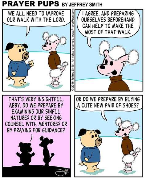 Improve Your Walk With God | Christian Cartoons From Prayer Pups ...