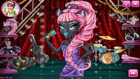 Catty Noir Real Makeover - Monster High Makeover Games For Kids - YouTube