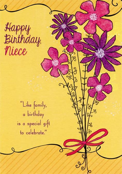 Designer Greetings Special Gift to Celebrate: Pink and Purple Flowers ...