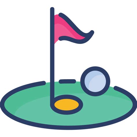 Golf course Generic Outline Color icon