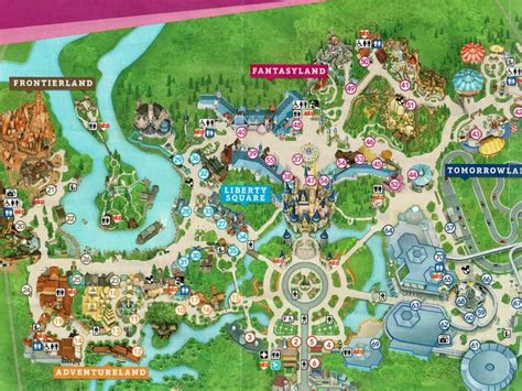 Magic Kingdom Adventureland Map 2022