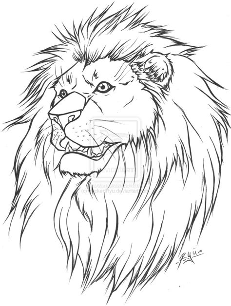 Line Art Tattoos | Lion tattoo, Lion tattoo design, Sketches