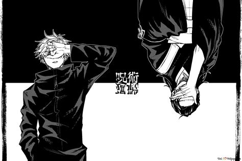 Gojo Satoru Wallpaper Black And White - Anime Wallpaper HD