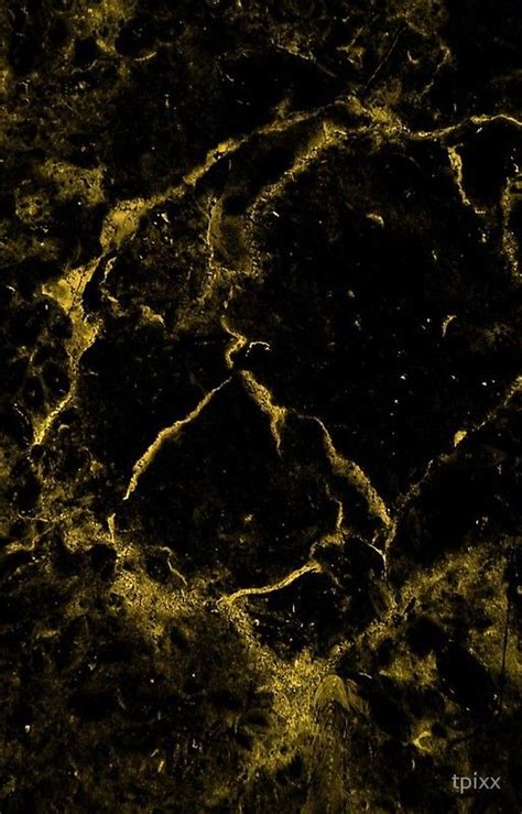 Iphone Black And Gold Marble Background