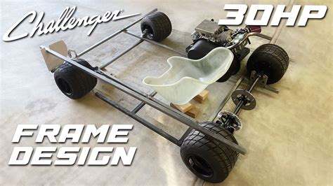 Challenger Go Kart Frame Design! - YouTube