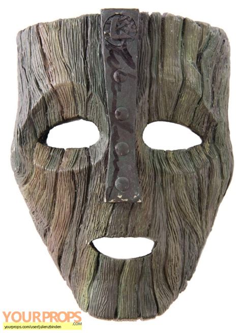 The Mask Peter Greene signed "Dorian" mask from The Mask original movie prop