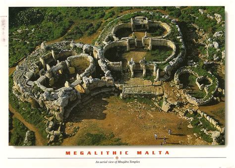 MY UNESCO WHS POSTCARDS COLLECTION: MALTA - Megalithic Temples of Malta