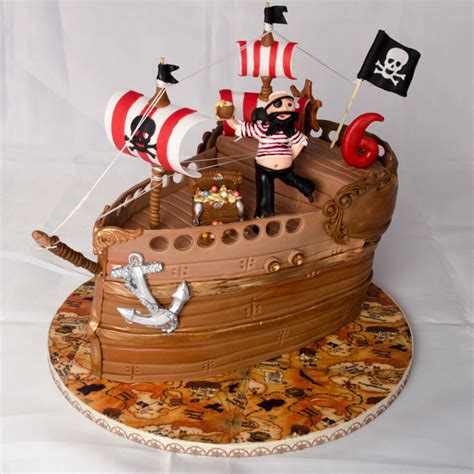 Pirate Ship Cake - CakeCentral.com