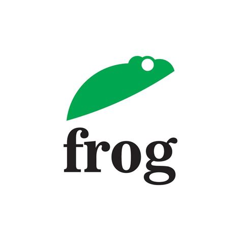 Frog logo in green color 26125852 Vector Art at Vecteezy