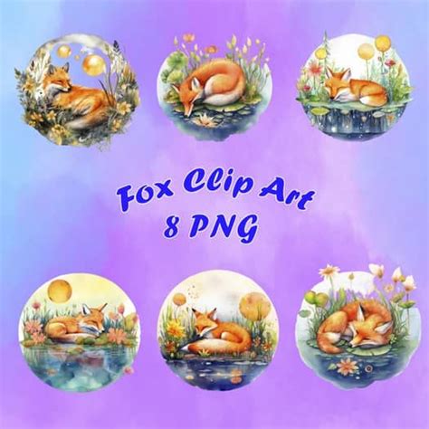 8 png Fox Clip art-kawaii fox-watercolor fox- Animals Clip art | Clip art, Watercolor fox, Pet fox