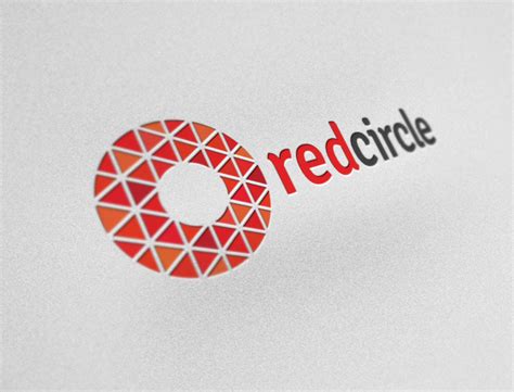 Premium Red Circle Logo for Start Ups!