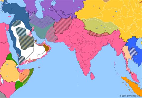 Historical Atlas of Southern Asia (6 November 1914) | Omniatlas