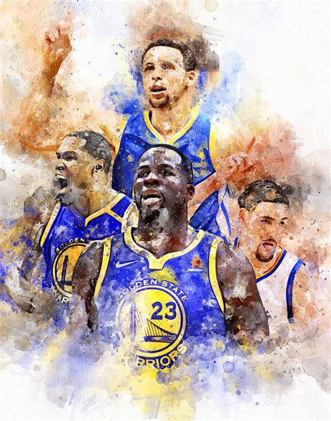 Golden State Warriors Sports Art Print Basketball Poster - Etsy