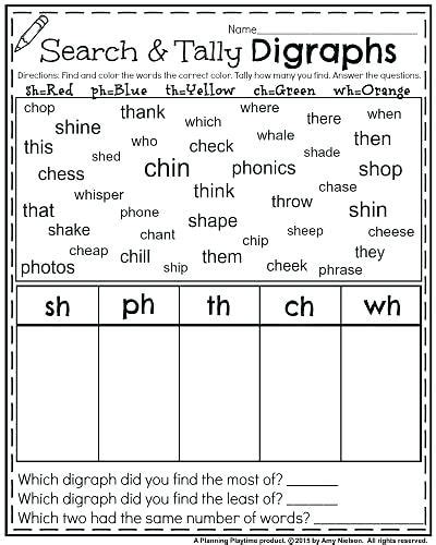 Teach child how to read: Fun Phonics Worksheets