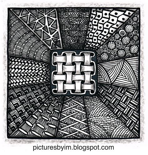 Zen Doodle Patterns Zentangle Drawing Doodle Art