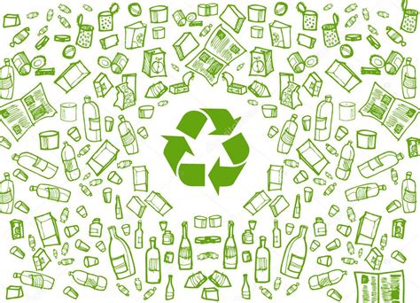 Recycling eco background — Stock Vector © krabata #4575042