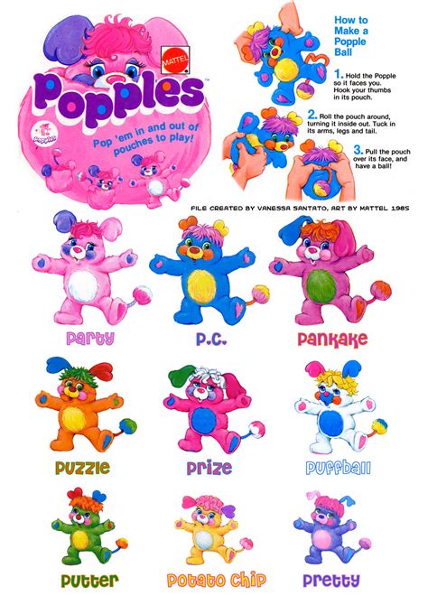 Lucipussycat, Popples collection all the toys…