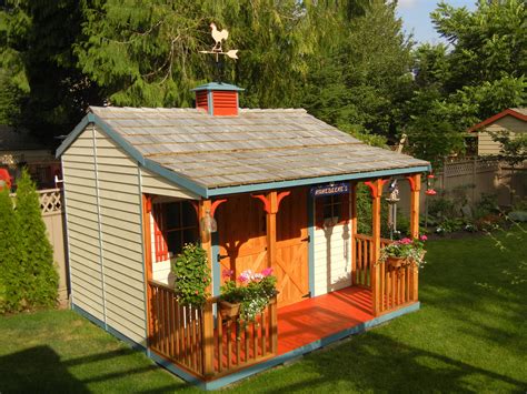 Garden Shed with Covered Porch, Backyard Shed Living Space | Cedarshed Canada