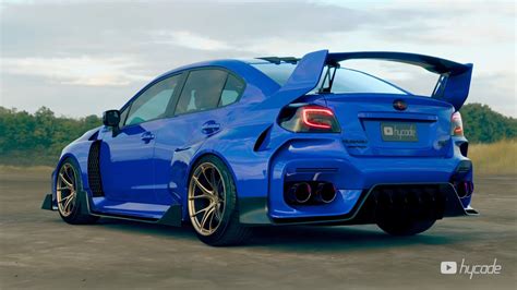 Subaru WRX Custom Wide Body Kit set by Hycade Buy with delivery ...