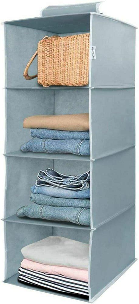 Multicolor Fabric 4 LAYER CLOTH HANGING ORGANIZER, Size: Free at Rs 165/piece in Surat